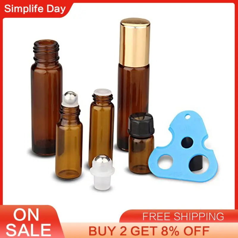 Roller Balls Remover Refillable Roller Balls Caps Accessories Caps Essential Oil Innovative Corkscrew Triangle Leaf Shape Key