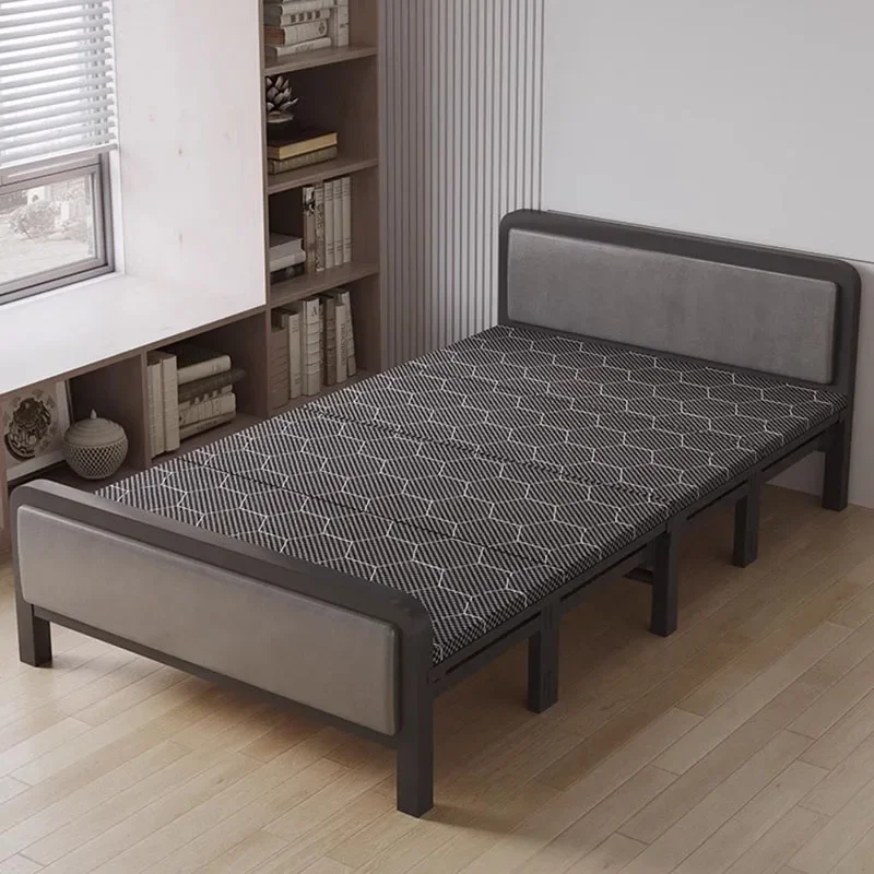 Marcos de Cama minimalistas, ahorro de espacio individual, acento moderno, Cama de sentido avanzado, Cama para personas perezosas, Cama elástica posmoderna