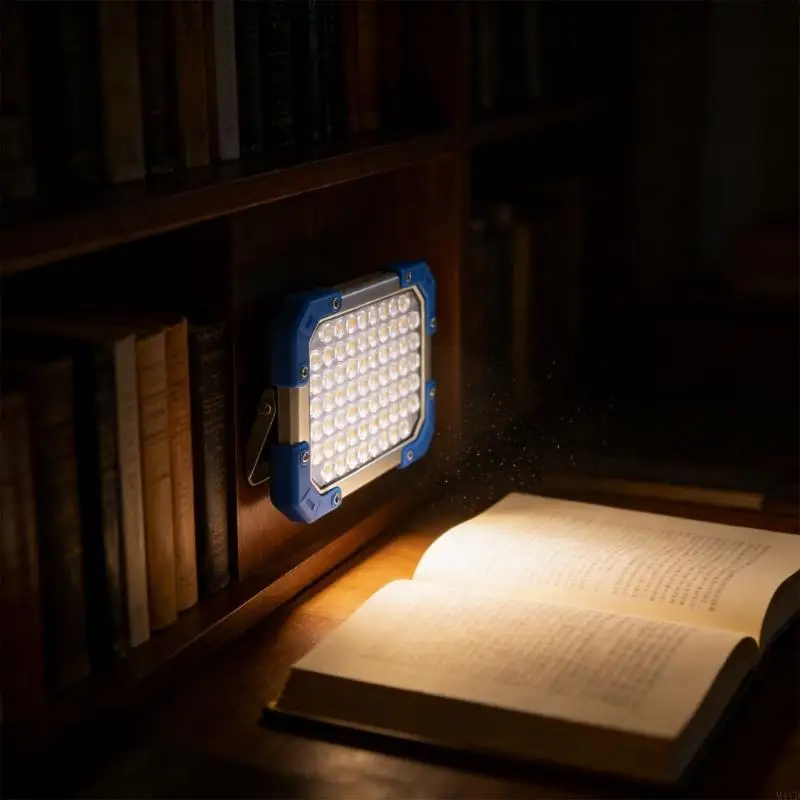 Rechargeable LED Work Light LED Camping Tent Light Portable Waterproof Hanging Night Lamp for Emergency Use M4YD