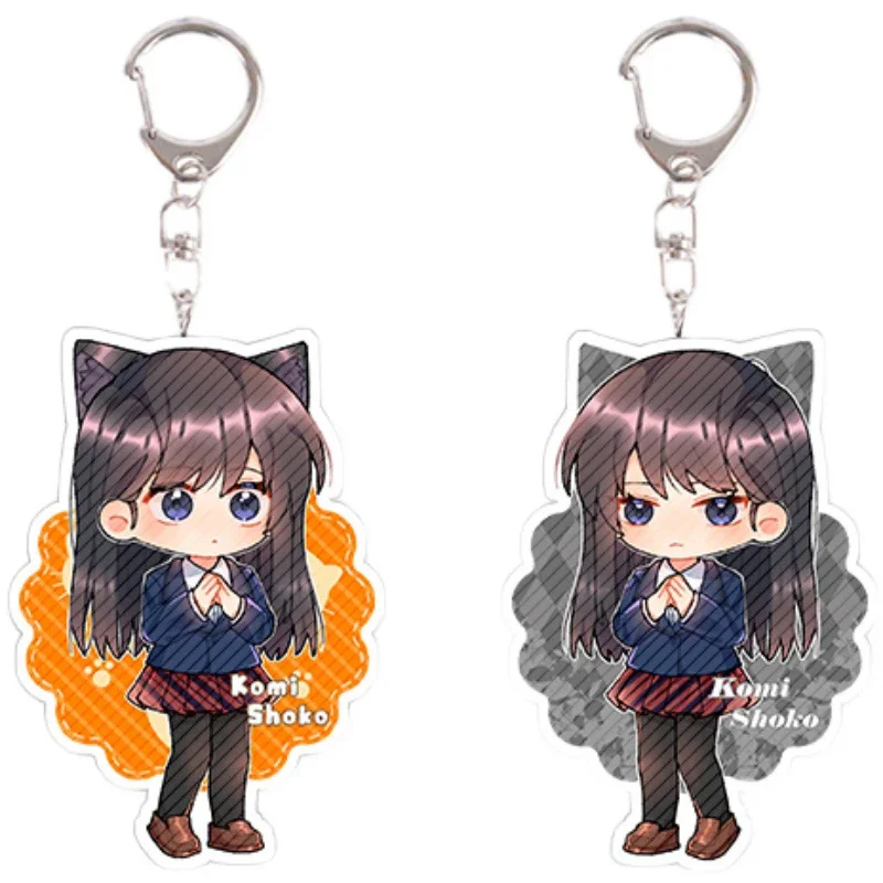 1-par-anime-chaveiro-komi-shoko-acrilico-chaveiro-cinta-figura-pendurado-acessorios