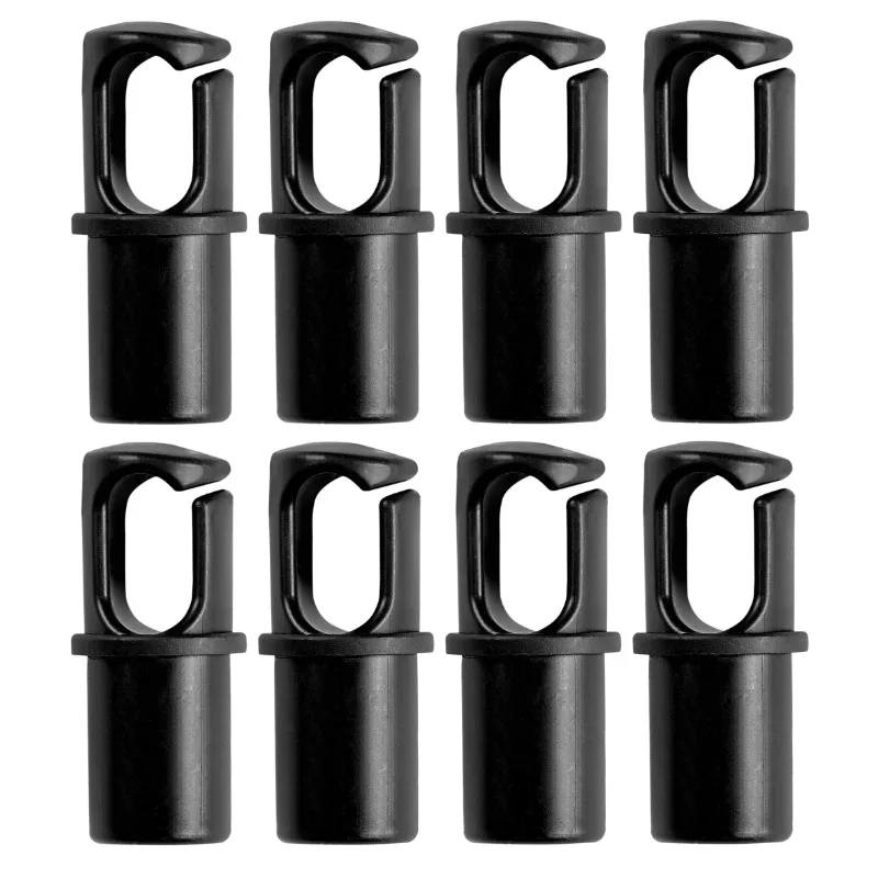 

Upper Bounce Universal Trampoline Pole Cap Fit's 1" or 1.5" Diameter Pole - set of 8 - Black