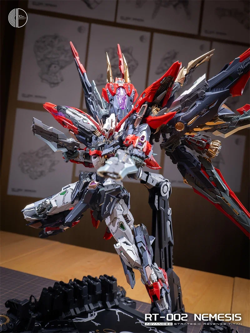 Nfinite 1/100 RT-002 NEMESIS Genuine Nfinite Dimension Strategic Revenge Titan Action Figure Assembly Children Toys BirthdayGift