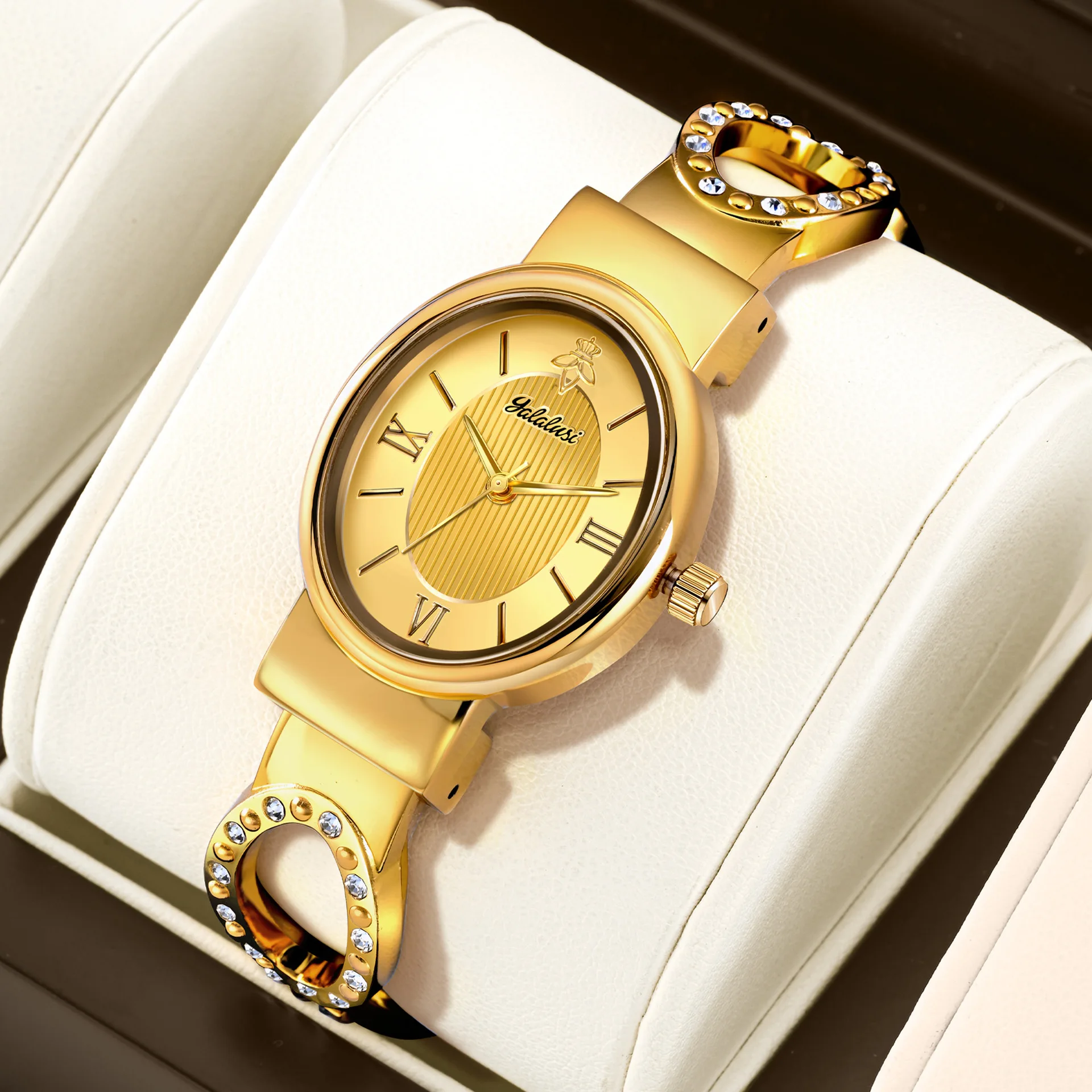 Women's watch, luxury and premium bracelet, women's watch with steel strap, fashionable and niche style, elegant temperament