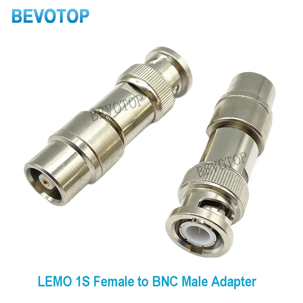 10PCS/lot Q9 BNC Male Plug to LEMO 1S Female Straight Connector for WiFi Radio LEMO 1S to BNC-J RF Adapter Wholesalea