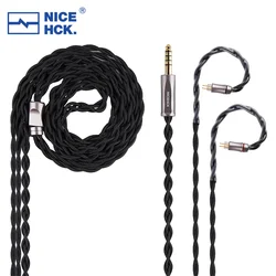 NICEHCK 1950saga 60Saga HiFi Upgrade Cable Ultrapure Pressing OCC Material Wire 2Pin/MMCX for Rockies NX8Ti Daybreak Titan X IEM