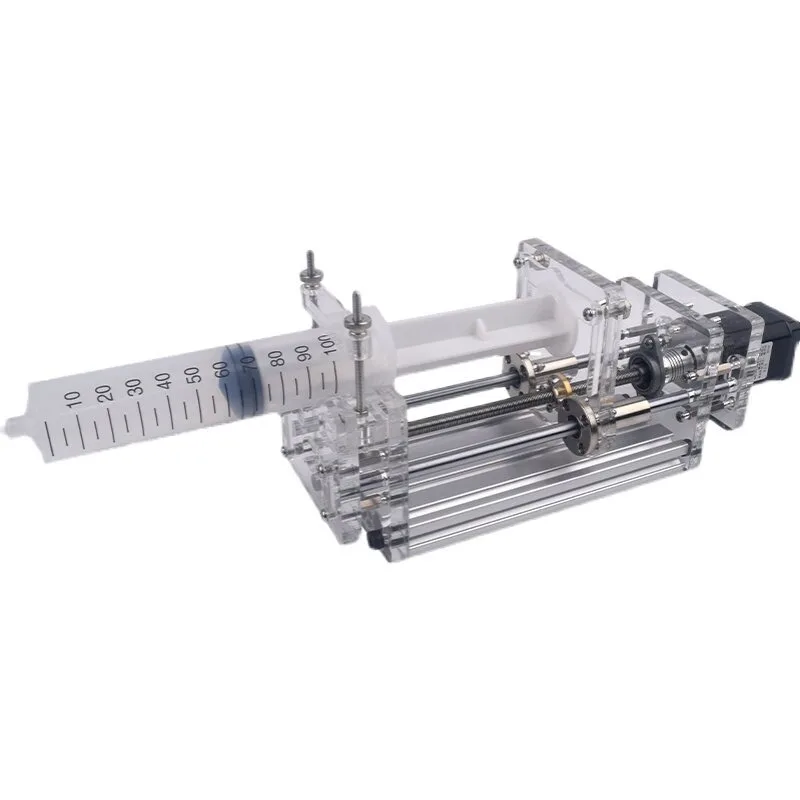 Laboratory Micropump Precision Desktop Injection Pump Syringe Propeller Glue Dispenser Sampling Pump with Newest Controller
