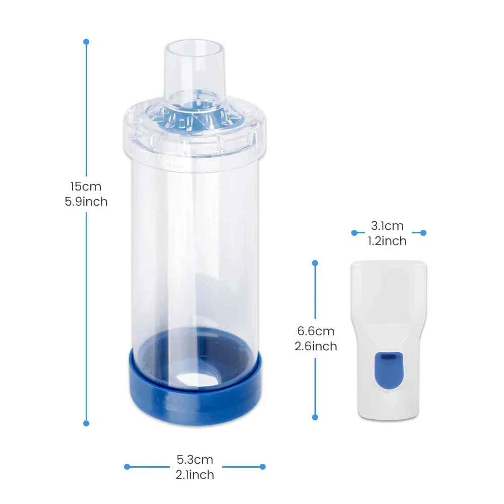 Nebulizer Accessories Asthma Inhaler Cup Steam Inhaler Spray Mouthpiece Spacer Inhalation Bottle Adult Kids Child Accessories