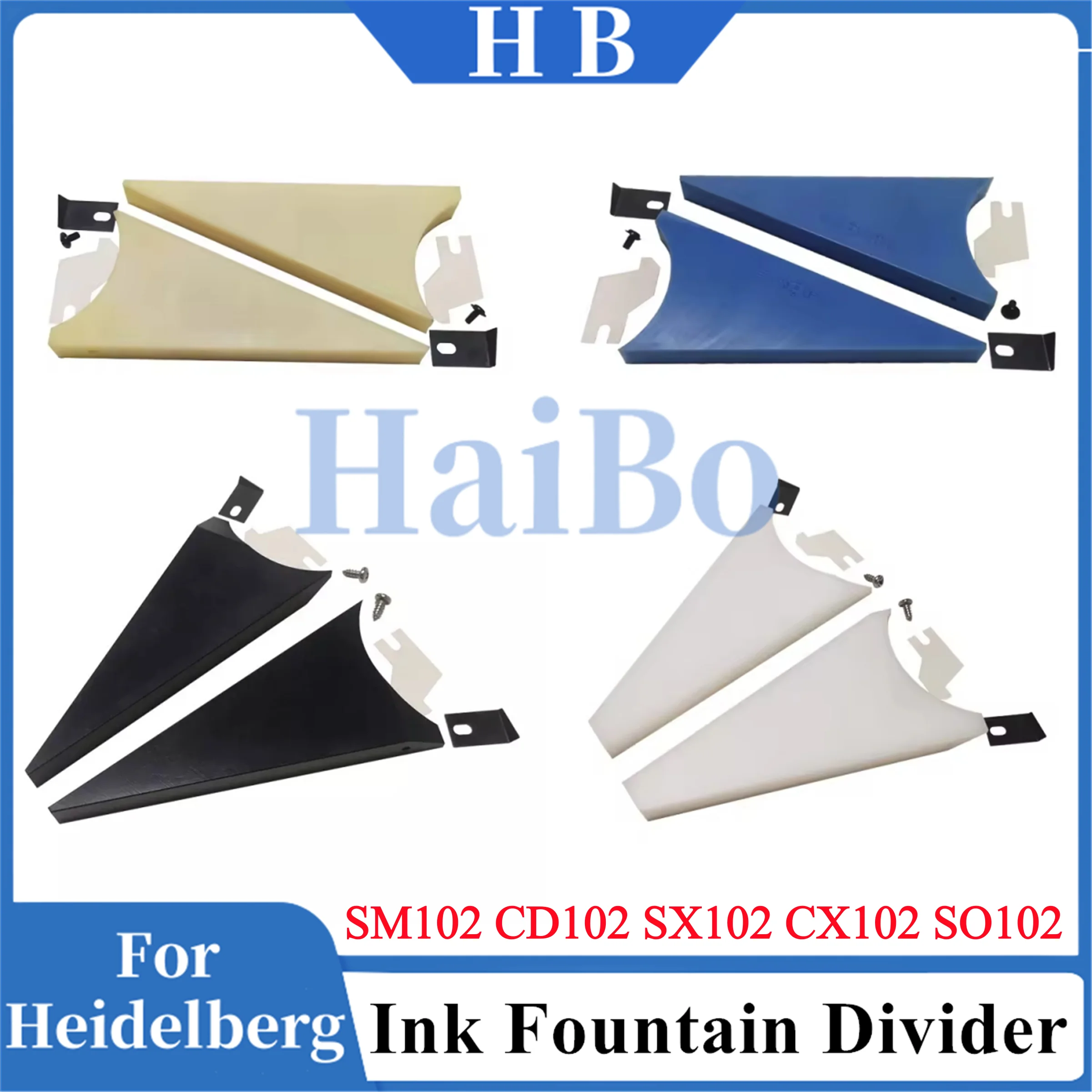 HaiBo Best Quality 91.008.013F 91.008.014F MV.025.468 SM102 CD102 SX102 CX102 SO102 Ink Fountain Baffle For Heidelberg