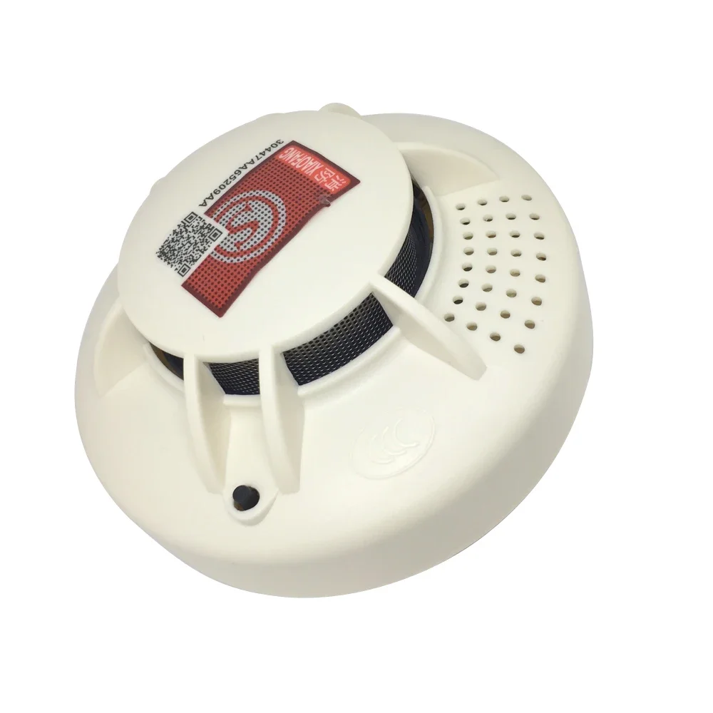 Independent Fire Alarm Smoke Detector Indoor Home Security Protect Ceiling Smoke Sensor Standalone Include Battery