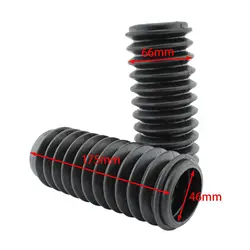 2 Pcs Fit Honda CB CL 450-750 Motorcycle Fork Gaiters Boots Rubber Covers