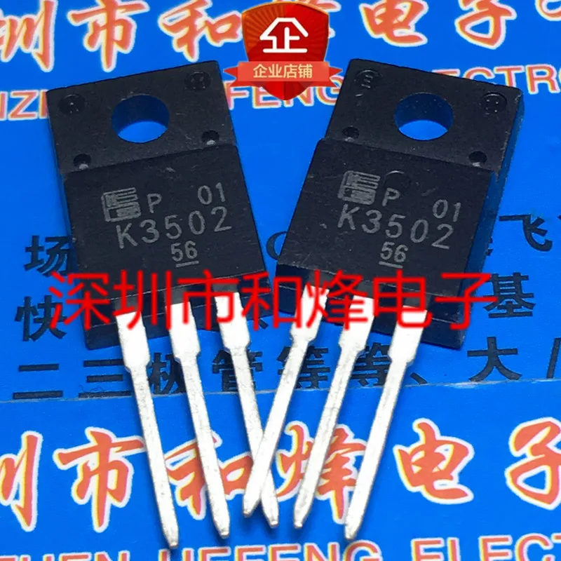 5PCS-10PCS K3502 2SK3502  TO-220F 600V 10A  On Stock  New And Origjnal