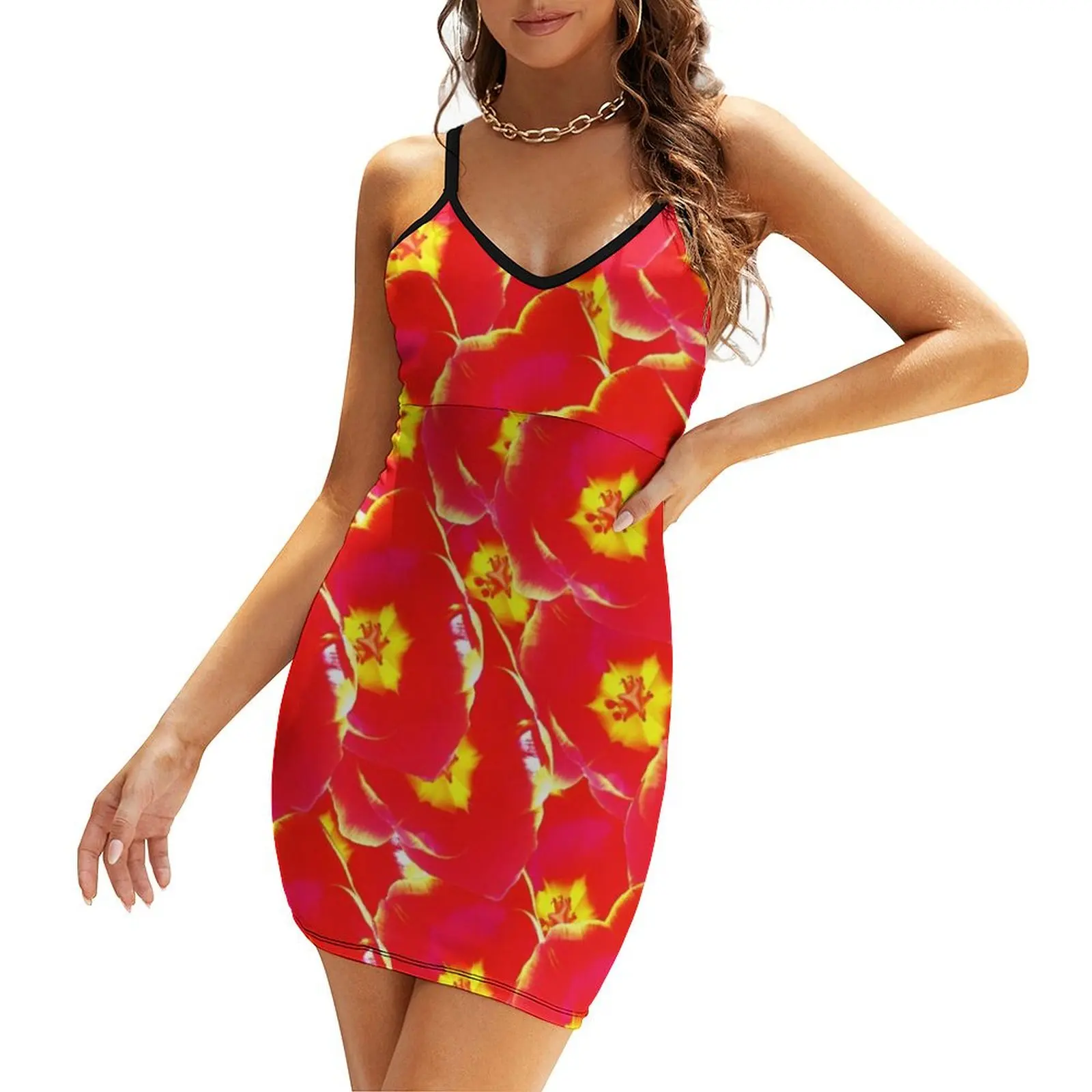 

Tulips Sling Dress Clothing female elegant and pretty women's dresses