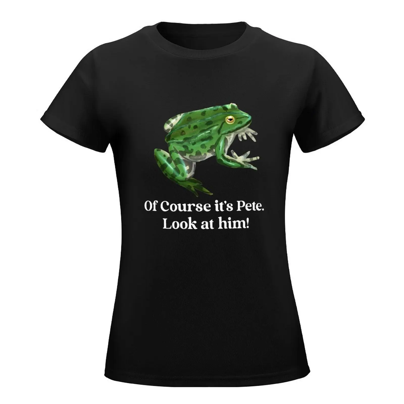 O Brother Where Art Thou Pete the Toad T-Shirt tees graphics animal prinfor sublime cotton t shirts Women