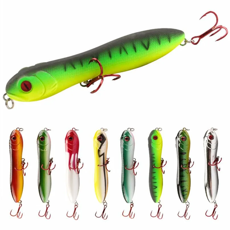 

In Stock 10cm/16g Snake Head Pencil Lure Long Cast Rattle Bionic Wobble Hard Bait Bass Pike Perch Fresh Saltwater Tackle