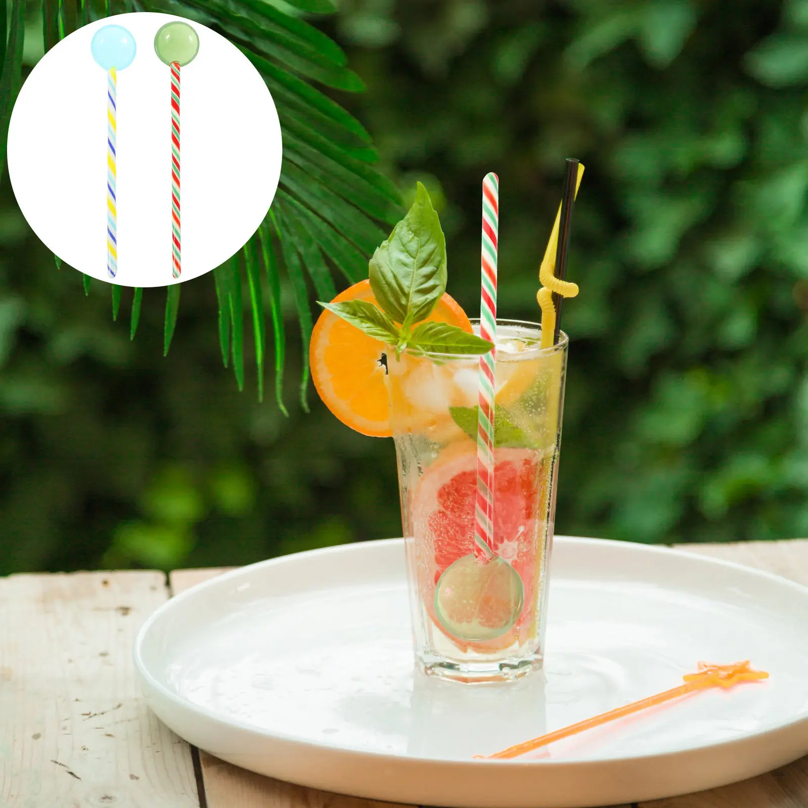 

Набор из 2 цветных стеклянных ложек-мешалок для молока, чая, кофе, сока, коктейлей, для бара, смешивания напитков, для дома и вечеринок