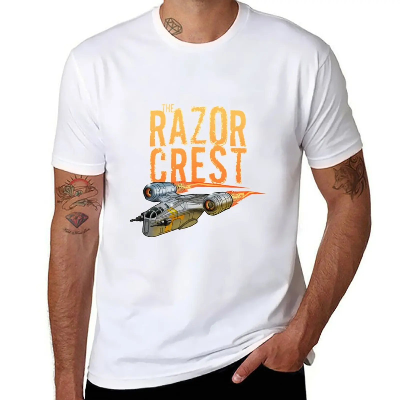 

The Razor Crest Mando - T-Shirt t shirt man designer cotton t shirt pack T-Shirt