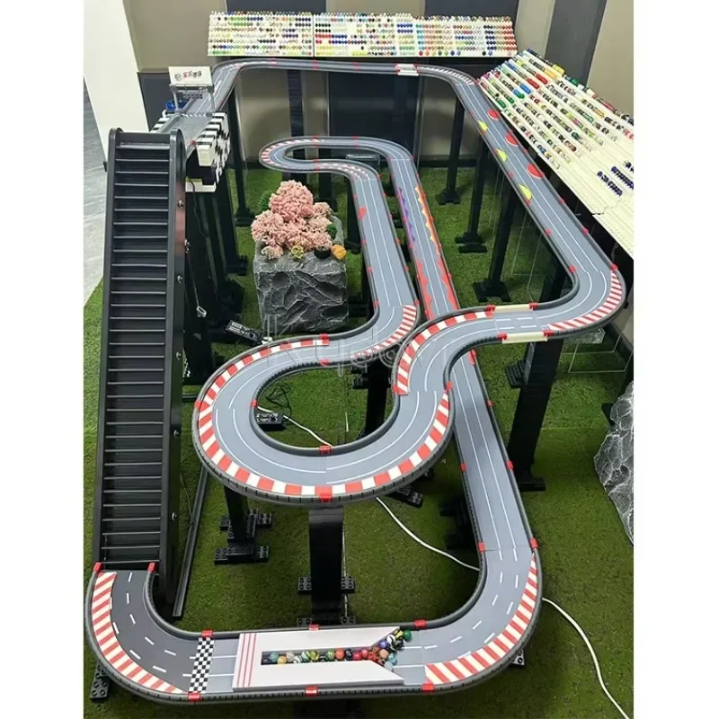 Diy Custom Large Car Simulation Rally Tray Billiard Marbles Pinball Rolling Bead Battle Run Race Maze Marble Track