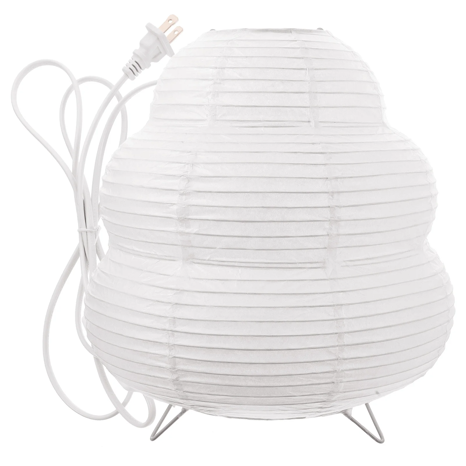 Paralume in carta di riso Lanterna giapponese naturale per camera da letto Illuminazione ammorbidente Lampada da tavolo Arredamento moderno