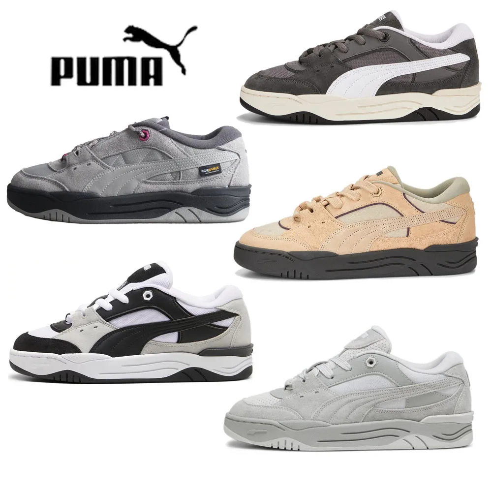 Original Puma 180  Men\'s and Women\'s Unisex Skateboard Shoes Lightweight Low-Top Retro Sneakers Shoes 396025-03