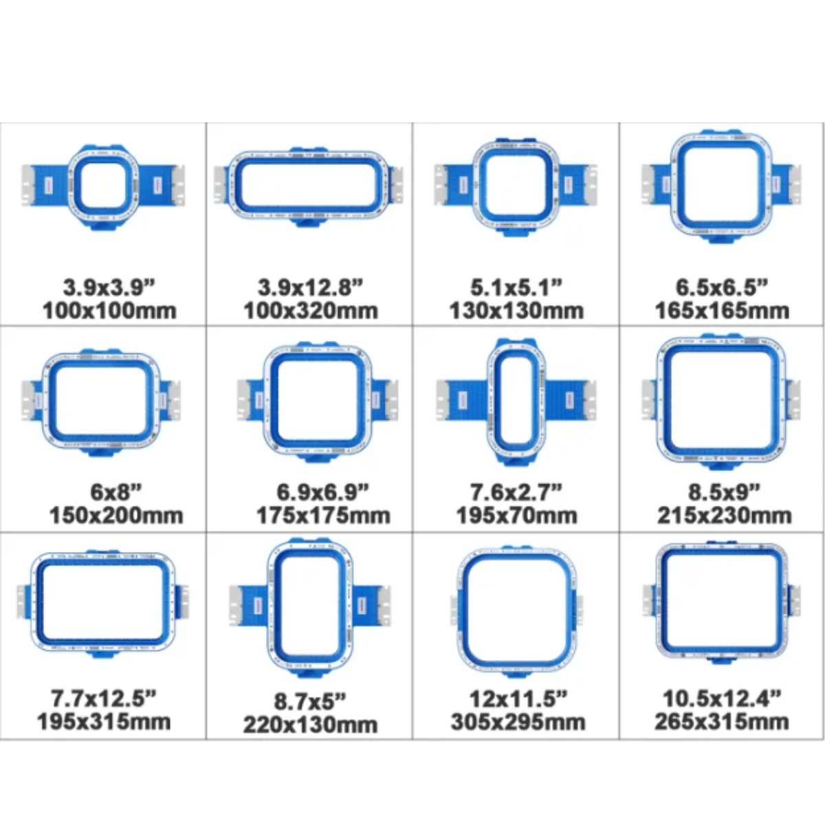 Brother Magnetic Hoops for embroidery machine pr1055x pr1000 pr680 prs100/vr pr1x embroidery machine hoops