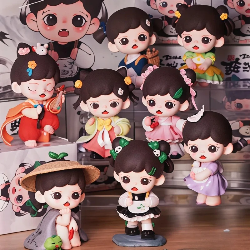 

Genuine TNT Zoraa Third Generation Linglong Fu Series Figure Blind Box Trendy Toy Ornament Collectible Decor Gift For Adults Art