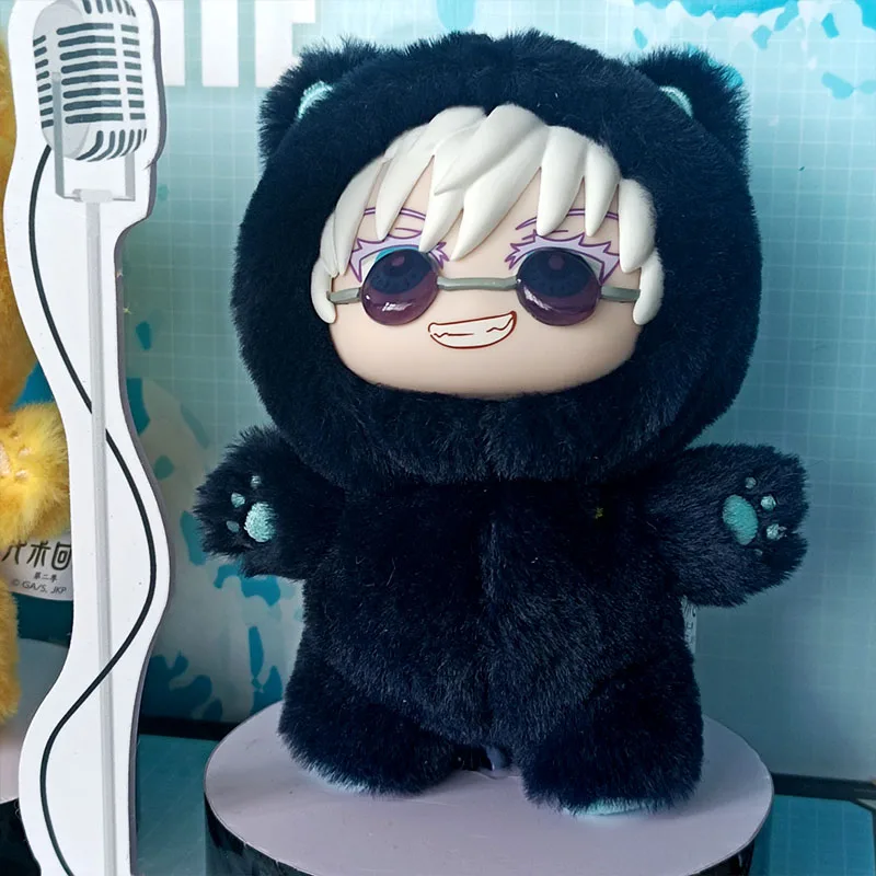 Jujutsu Kaisen 2 고양이 귀 플러시 블라인드 박스 시리즈 애니메이션 장난감 귀여운 Collectible 선물 룸 장식
