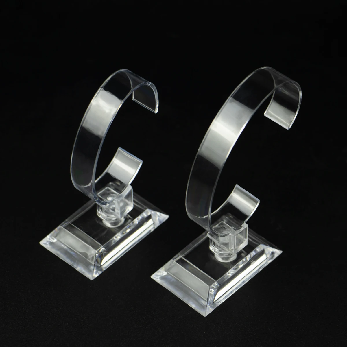 Wholesale Transparent Watch Display Rack C-Ring Transparent Bracket Counter Display Rack Watch Bracelet Display Props
