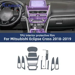 For Mitsubishi Eclipse Cross 2018-2019 Navigation Screen Gearbox Automotive Interior TPU Protective Film Anti-Scratch Sticker