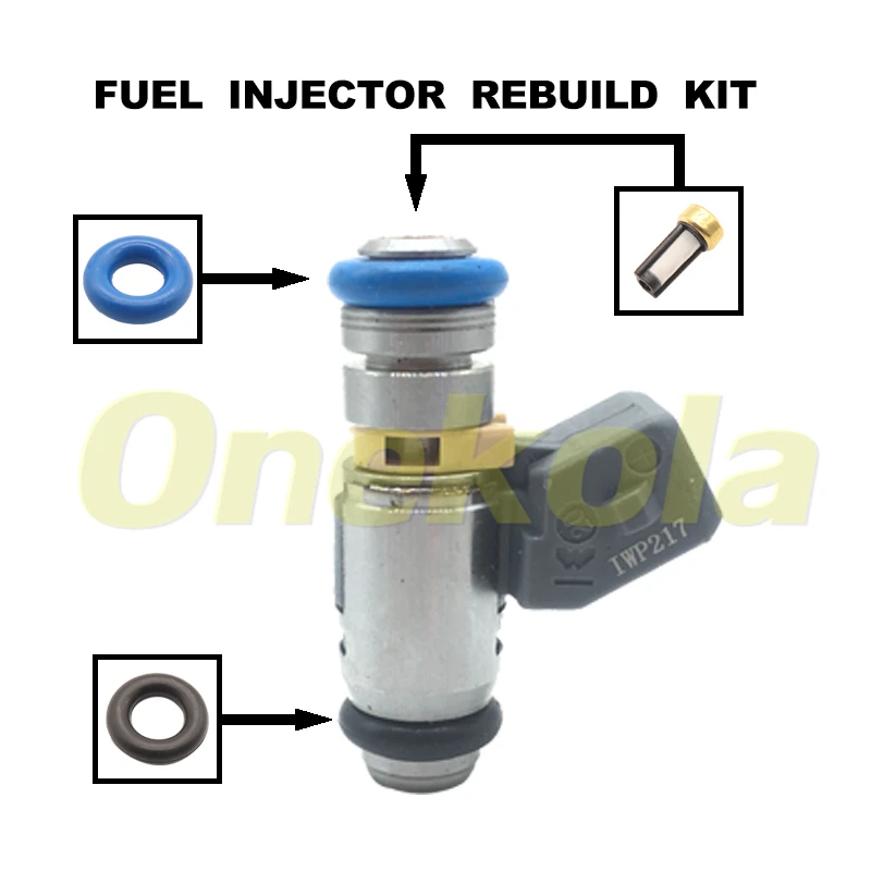 

Fuel Injector Service Repair Kit Filters Orings Seals Grommets for RENAULT KANGOO/Express/Rapid DACIA DUSTER IWP-217 75112217