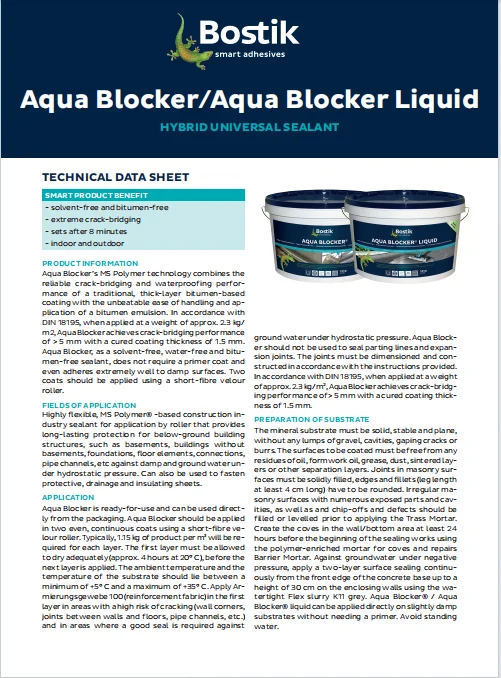 توفر مانع التسرب 1 كجم من Bostik Aqua Blocker لتوحيد الكراك للأسطح المختلفة #4