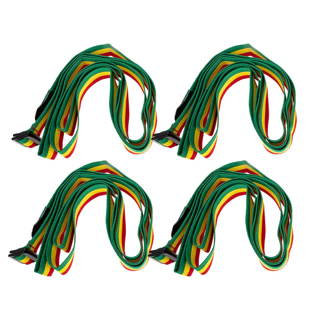 4Pcs African Drum Strap Adjustable Nylon Snare Drum Shoulder Sling Belt Music Instrument Accessories Marching Band Percussion