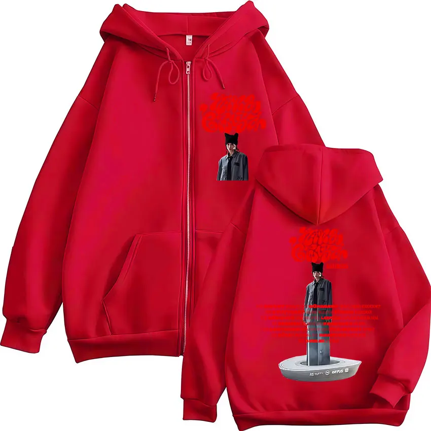 المغني نينا تشوبا ألبوم جولة زمم هودي الرجال النساء الملابس موضة Harajuku سستة بلوزات عادية المتضخم سترة هوديي #3