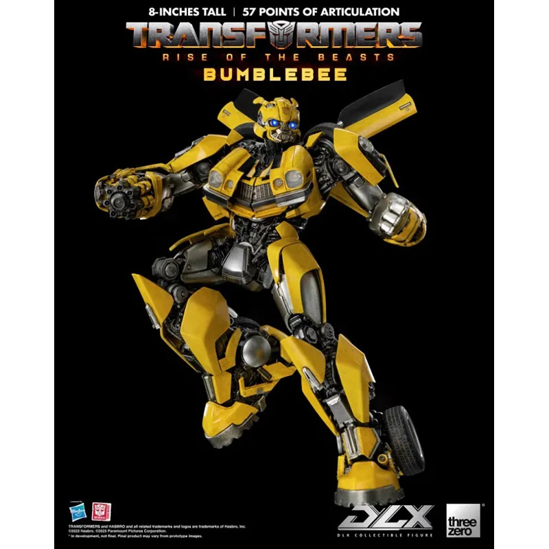 Original Threezero DLX 3Z05630W0 BUMBLEBEE TRANSFORMERS: RISE OF THE BEASTS PVC Animation Character Model Action Toys Gifts