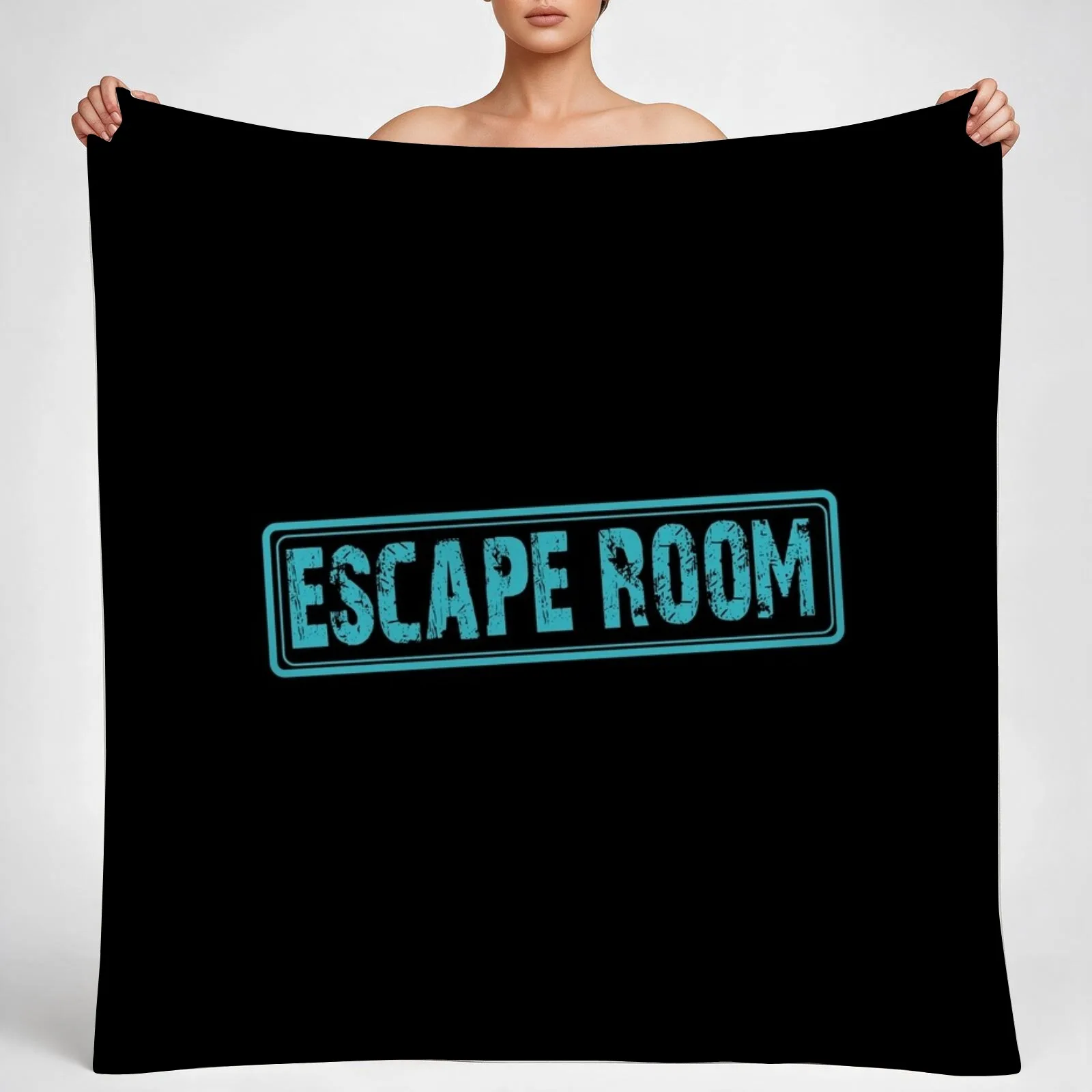 Escape room - exit game Throw Blanket couch cozy soft plush fuzzy picnic outdoor blanket