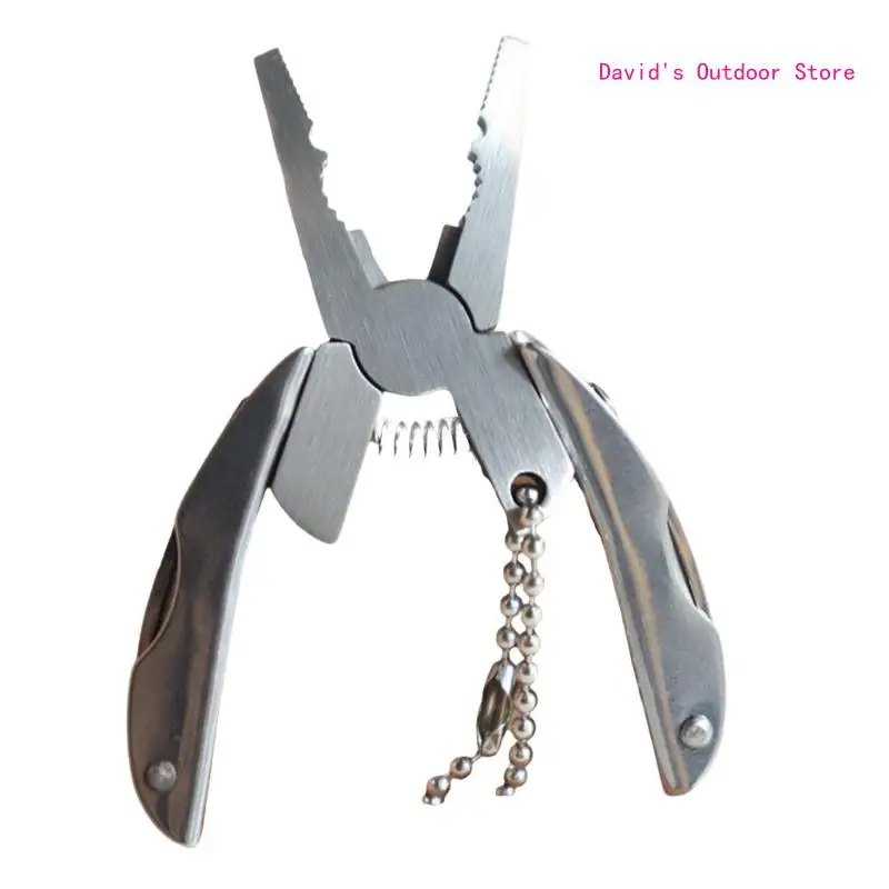 Folding Pliers Portable Turtles Back Pliers Pocket Tool With Cutter, Screwdriver X3UA