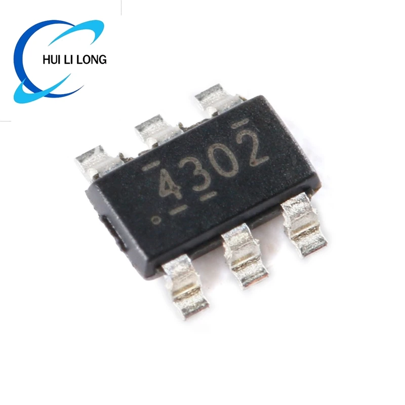5pcs TPS54302DDCR 4302 SOT23-6 SOT23 TPS54302DDCT TPS54302DDC TPS54302 SOT-23-6 Synchronous Step-down Buck Converter IC Chip