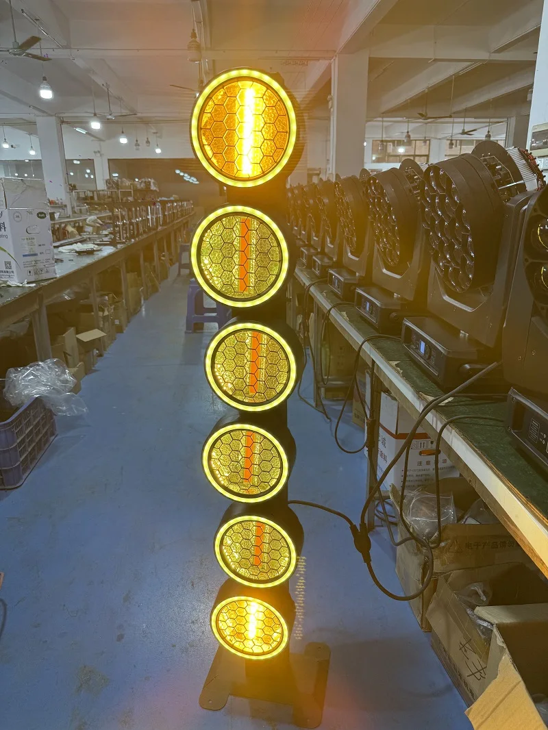 Rotating LED COB Stage Light DMX512 RGB Auxiliary Lights Strip Flash Wash Effect DMX512 DJ Par Light for Disco Party Wedding Bar