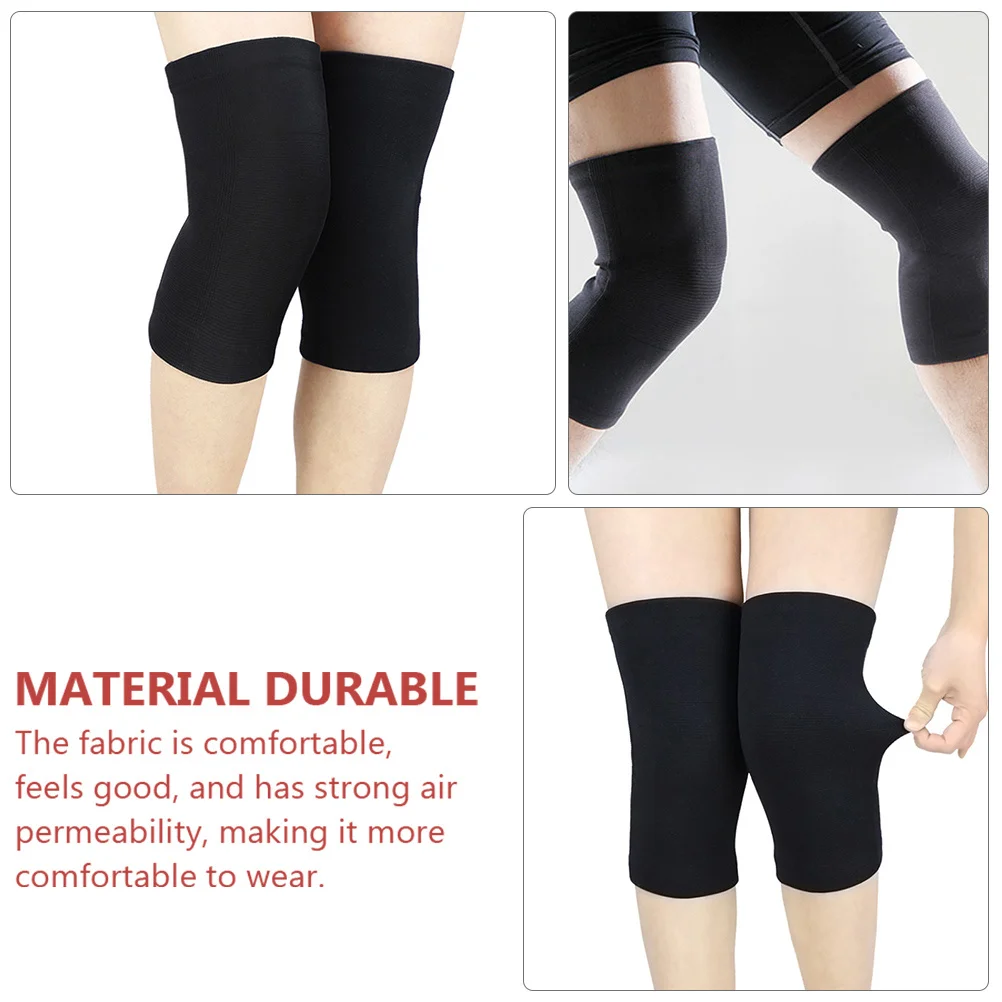 زوج واحد من الأكمام المرنة للجري وركوب الدراجات والركض، مريح ومسامي لدعم الركبة، واقي ساق دافئ مضاد لآلام المفاصل الباردة
