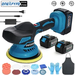 Cordless Car Polisher 6 Gears Electric Auto Polishing Machine Metal Waxing Wood Sanding Rust Removal For Makita 18v Battery