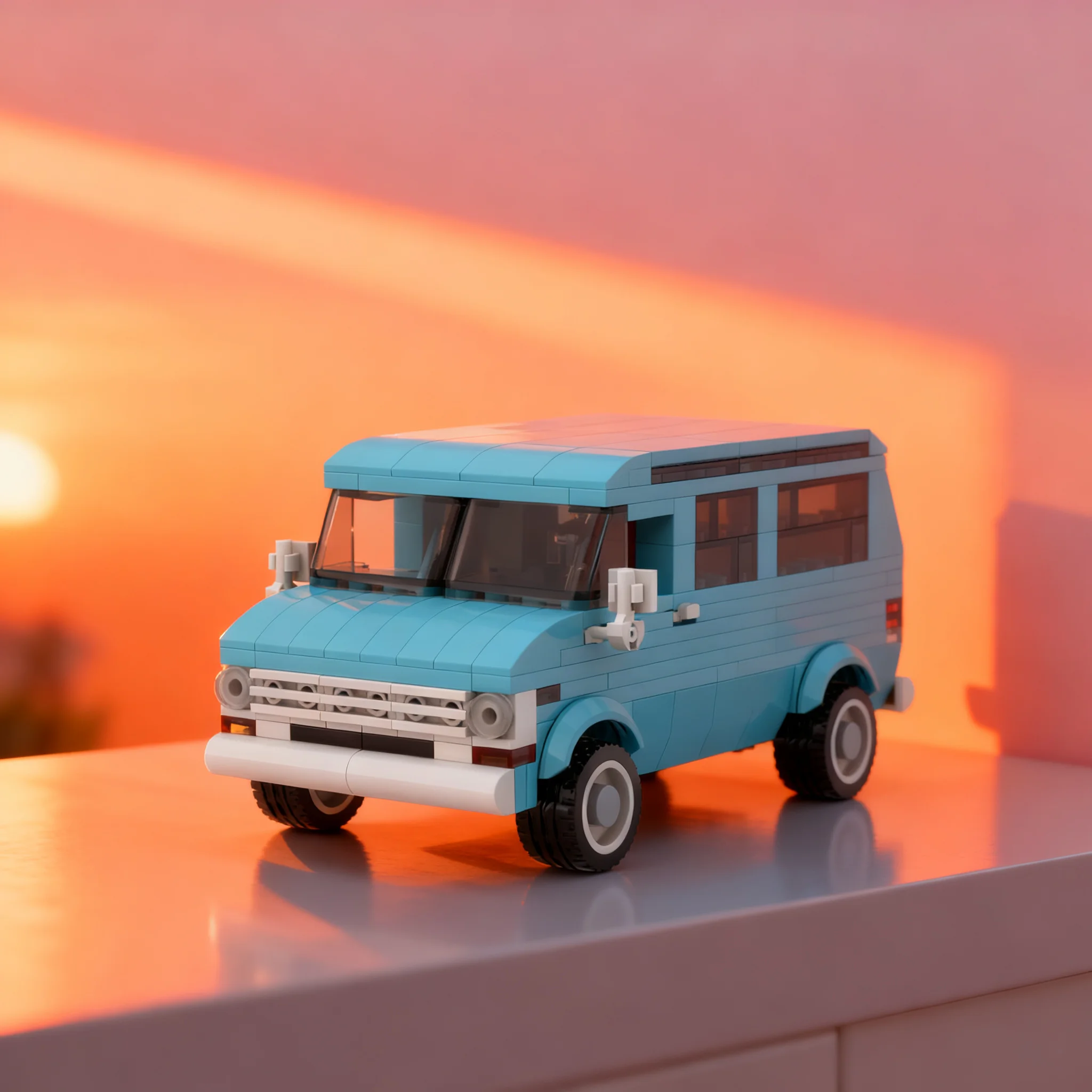 331pcs MOC G30 Conversion Van City Model Toy Building Blocks Construction Christmas Gifts Birthday Idea Kids Brick Assemble