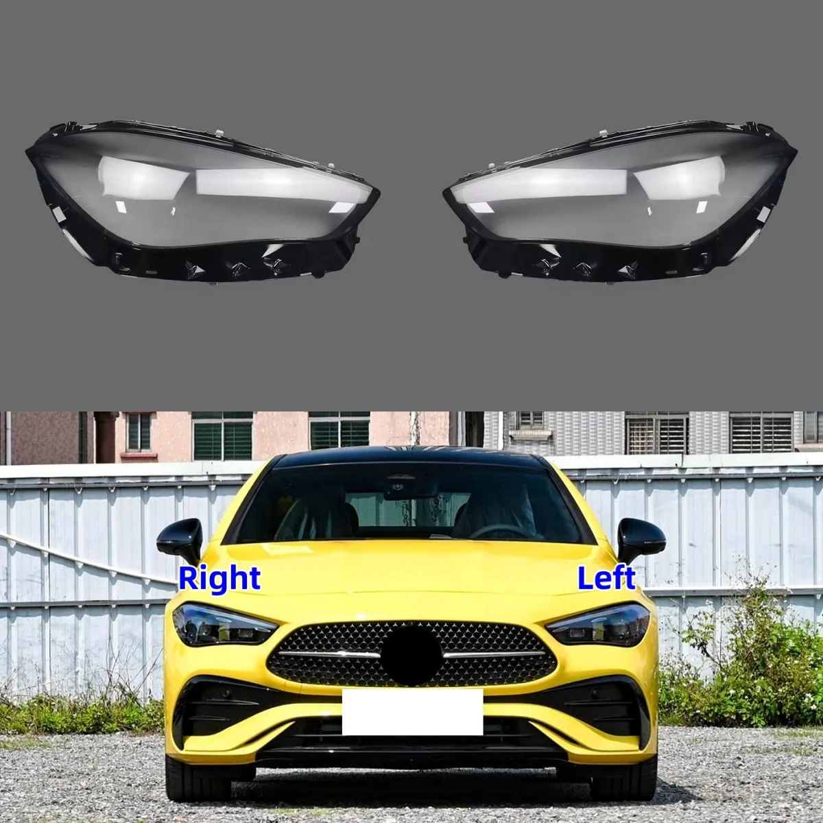 

For Mercedes Benz CLE 2023 2024 2025 Headlight Clear Lens Lampshade Cover Fit Headlamp Shell Lenses Car Accessories