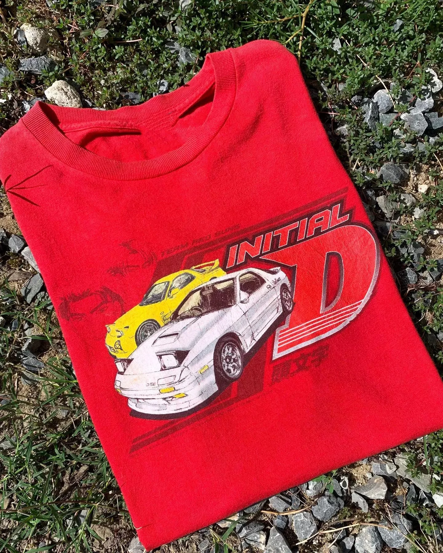 Initial D RedSuns Takahashi Brothers Racing Graphic T-Shirt Cotton Men Women Streetwear Tee