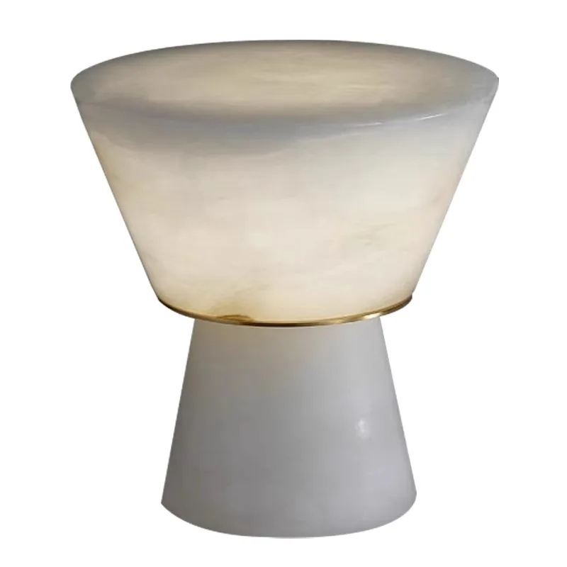 Nordic postmodern design marble table lamp luxury living room bedroom study table lamp