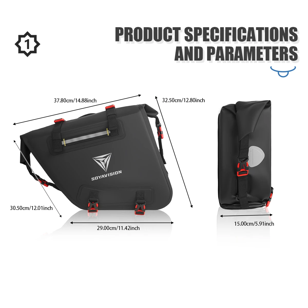 Big sale! 2 pieces Motorcycle Side Bag Waterproof Motorbike Saddle Tail Pannier Travel Luggage Storage Bag Riding For BMW