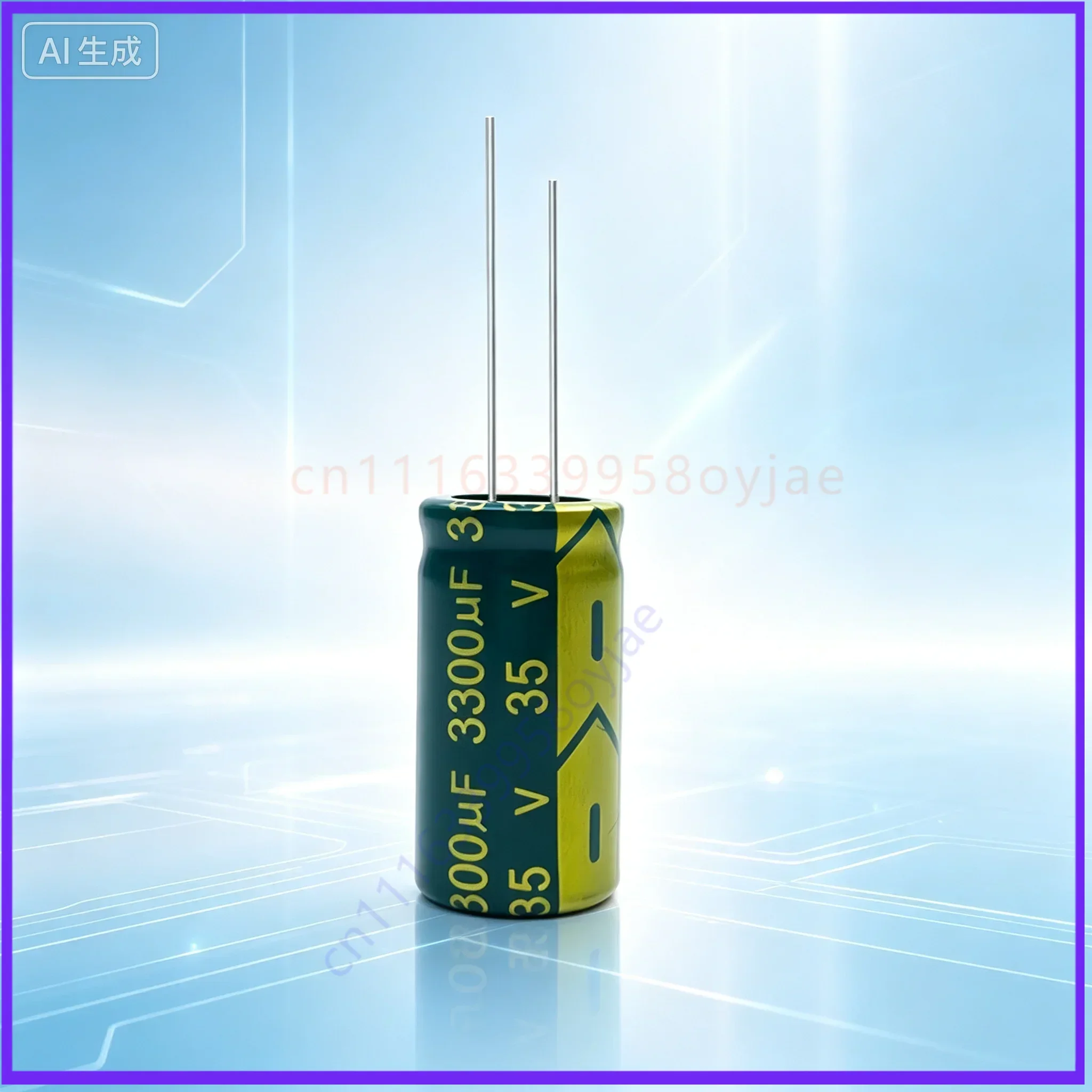 Elite 3300UF 35V Low ESR Long Life Electrolytic Capacitor for Power Circuit, Size 16X25/16X30MM  100pcs