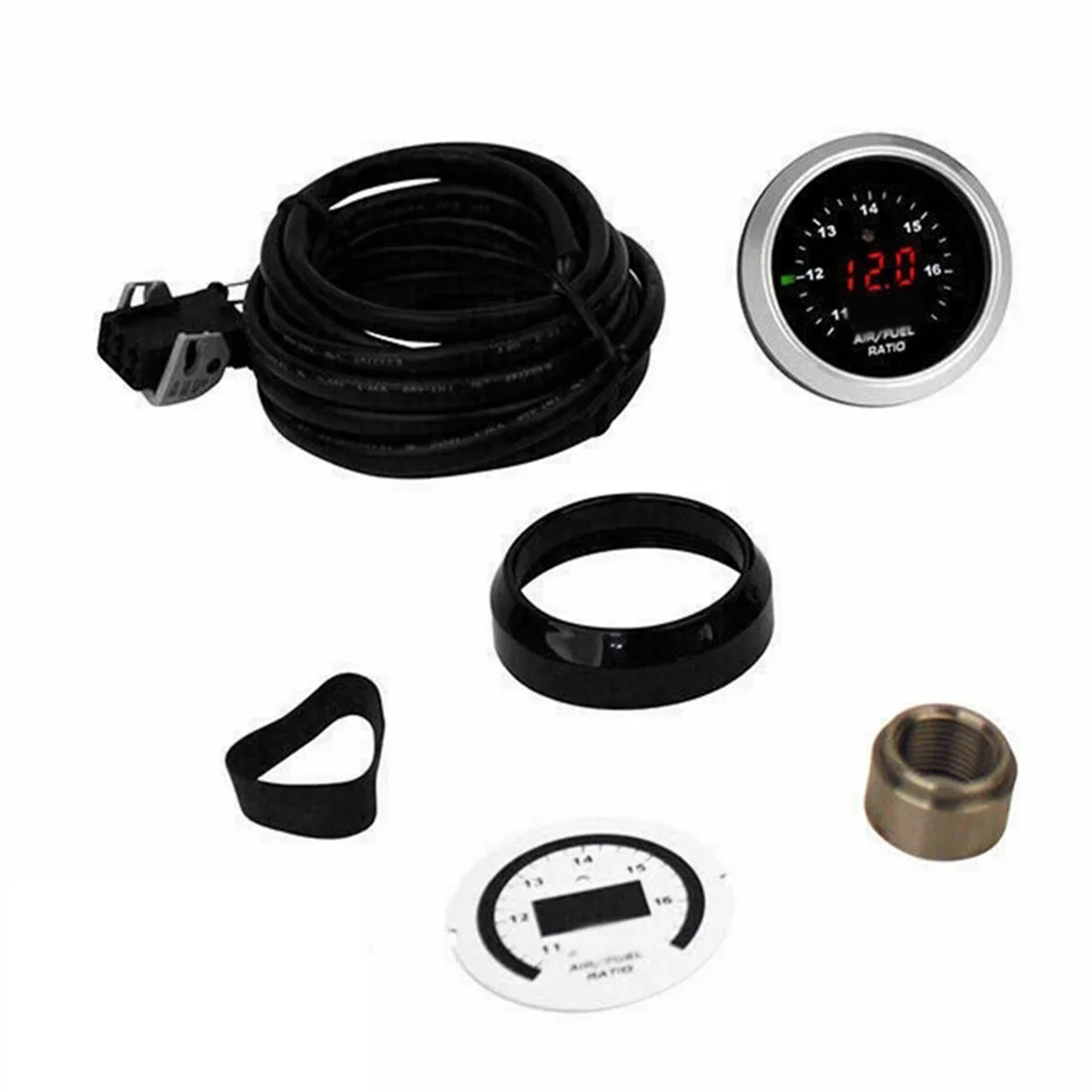 1Set Racing 30-4110 AFR 52mm Wideband O2 UEGO Controller Air Fuel Ratio Gauge AFR with 4.9LSU Oxygen Sensor