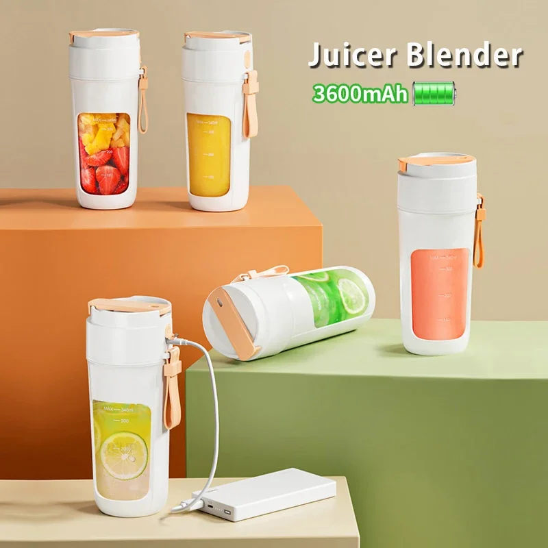 Elektryczna sokowirówka Mini przenośny blender Miksery do owoców Ekstraktory do owoców Wielofunkcyjna maszyna do robienia soków Blender Mikser do