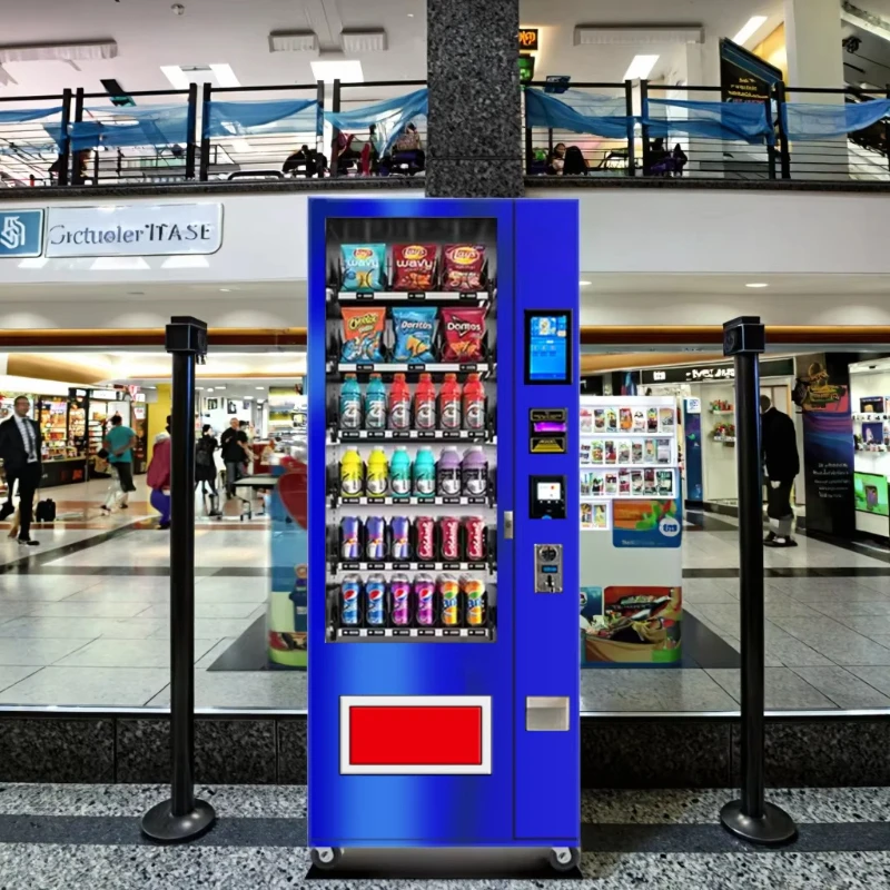 

Intelligent Self Service Kiosk Vending Machine Smart Cashless Payment Snack Drink System