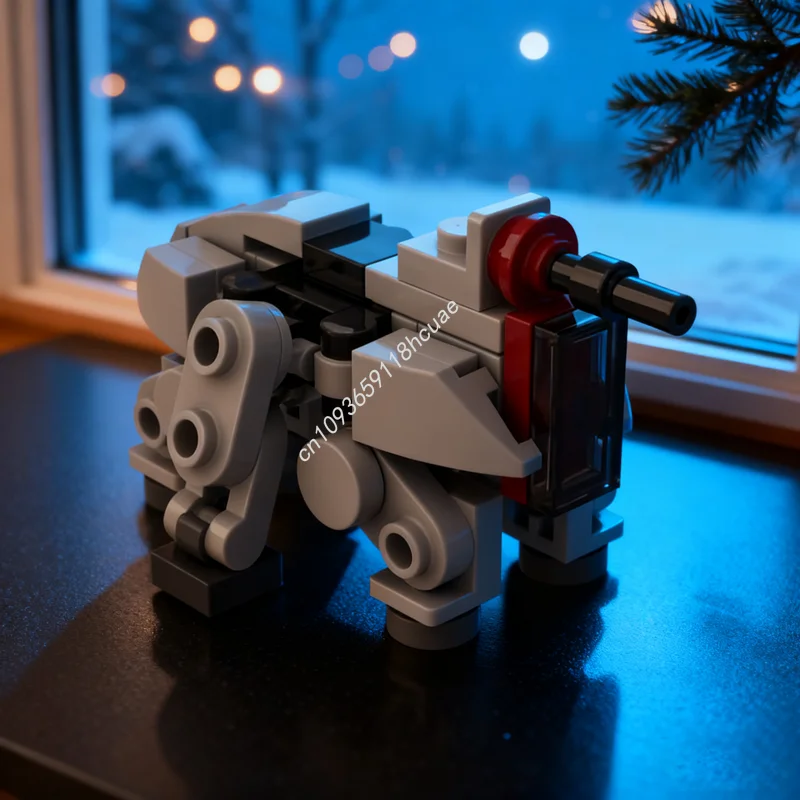 

54 шт. MOC микромасштабная боевая модель TE Star, строительные игрушки, блоки, строительные рождественские подарки, сборка, образование, кирпич, день рождения