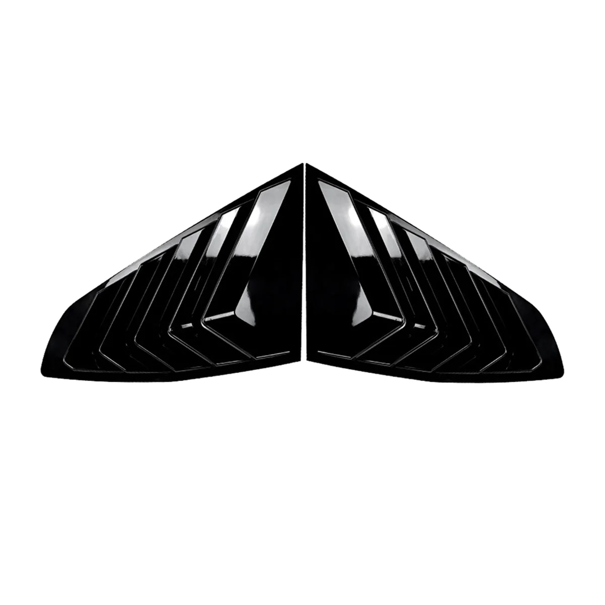 

Car Rear Window Louvers Shutters Blinds Cover Trim for BMW 4 Series Gran Coupe G26 2020+ Car Accessories Glossy Black